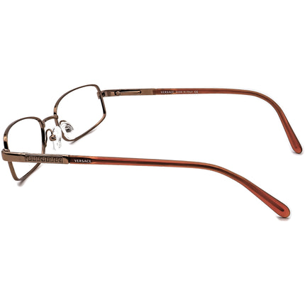 Versace Women's Eyeglasses MOD. 1067 1013 Brown Rectangular Frame Italy 52[]17 135
