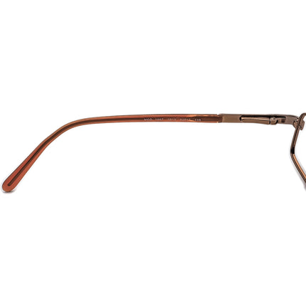 Versace Women's Eyeglasses MOD. 1067 1013 Brown Rectangular Frame Italy 52[]17 135