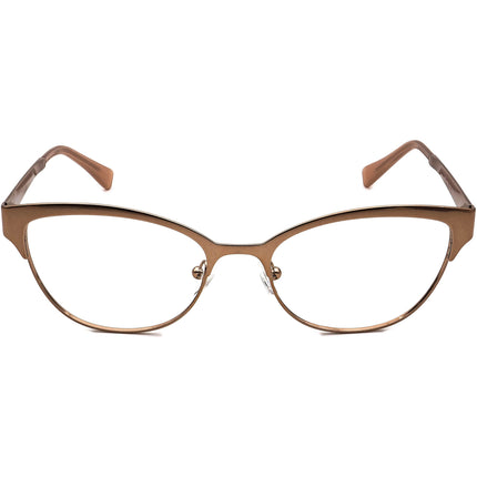 Versace Women's Eyeglasses MOD. 1240 1396 Rose Gold Browline Metal Frame Italy 53[]17 140
