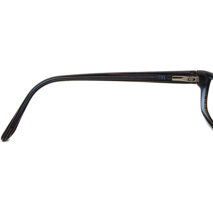 Versace Eyeglasses MOD. 3071 460 Striped Brown on Blue Rectangular Frame Italy 53[]17 135