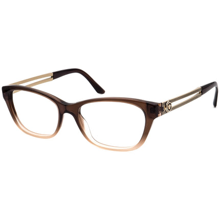 Versace Women's Eyeglasses MOD.3220 5165 Brown Gradient/Gold Semi Cat Eye Frame Italy 52[]16 140