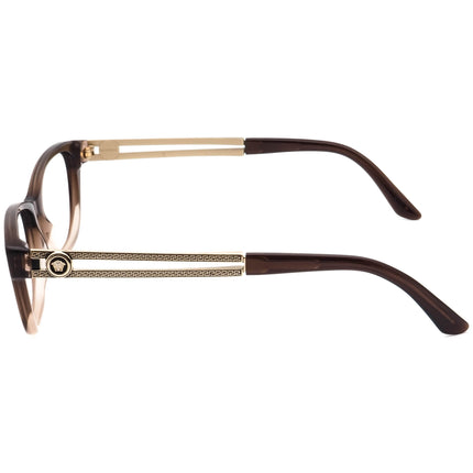 Versace Women's Eyeglasses MOD.3220 5165 Brown Gradient/Gold Semi Cat Eye Frame Italy 52[]16 140