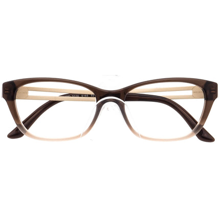 Versace Women's Eyeglasses MOD.3220 5165 Brown Gradient/Gold Semi Cat Eye Frame Italy 52[]16 140