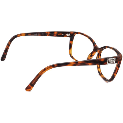 Versace Women's Sunglasses MOD. 4268-B 5074/13 Tortoise with Rhinestones Square Italy 57 mm