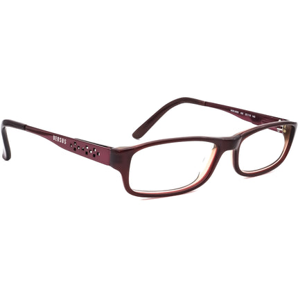 Versus Women's Eyeglasses MOD.8060 495 Burgundy Rectangular Frame 52[]16 140