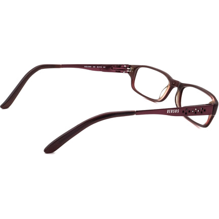Versus Women's Eyeglasses MOD.8060 495 Burgundy Rectangular Frame 52[]16 140