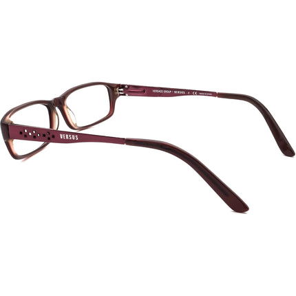 Versus Women's Eyeglasses MOD.8060 495 Burgundy Rectangular Frame 52[]16 140