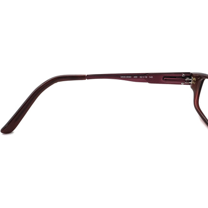 Versus Women's Eyeglasses MOD.8060 495 Burgundy Rectangular Frame 52[]16 140