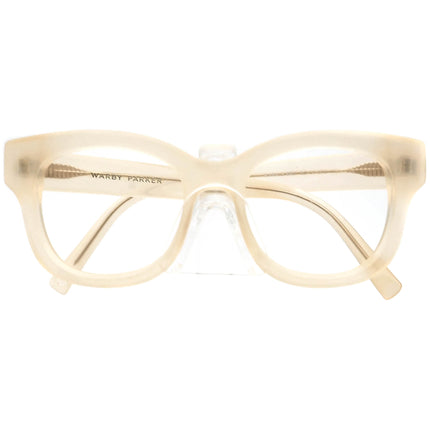 Warby Parker Eyeglasses Barrie 662 Natural (Transparent Matte Beige) Frame 52[]19 145