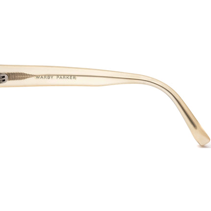 Warby Parker Eyeglasses Barrie 662 Natural (Transparent Matte Beige) Frame 52[]19 145