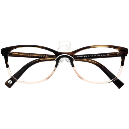 Warby Parker Women's Eyeglasses Daisy M 615 Tortoise/Rose Fade Semi Cat Eye Frame 54[]17 142