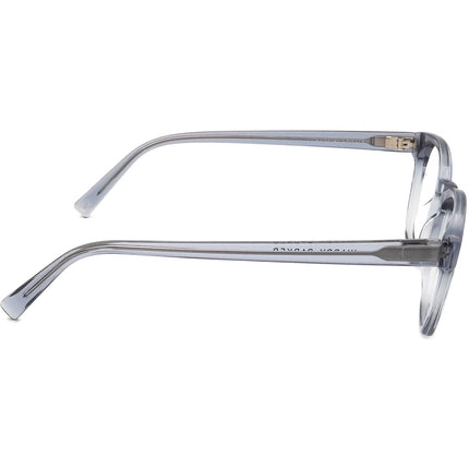 Warby Parker Eyeglasses Felix M 371 Pacific Crystal Square Frame 49[]19 145
