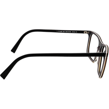Warby Parker Eyeglasses Fletcher 103 Matte Black Square Frame 55[]15 145