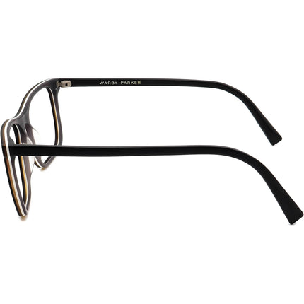Warby Parker Eyeglasses Fletcher 103 Matte Black Square Frame 55[]15 145