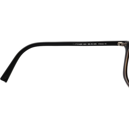 Warby Parker Eyeglasses Fletcher 103 Matte Black Square Frame 55[]15 145