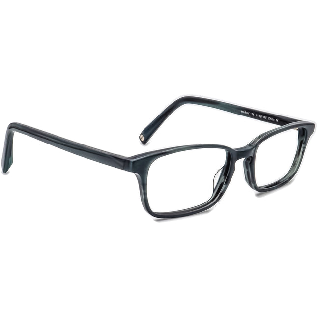 Warby Parker Eyeglasses Hardy 175 Pacific Blue Rectangular Frame 51[]18 145