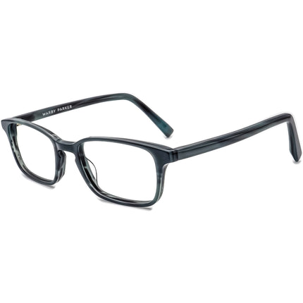 Warby Parker Eyeglasses Hardy 175 Pacific Blue Rectangular Frame 51[]18 145