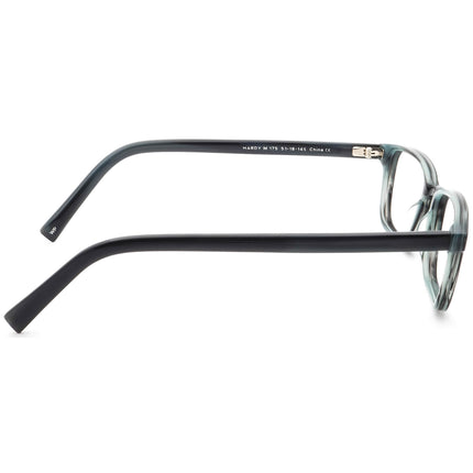 Warby Parker Eyeglasses Hardy M 175 Striped Pacific Rectangular Frame 51[]18 145