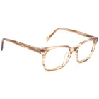 Warby Parker Eyeglasses Hughes SM 207 Transparent Brown Square Frame 49[]17 140
