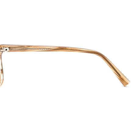 Warby Parker Eyeglasses Hughes SM 207 Transparent Brown Square Frame 49[]17 140