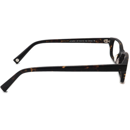 Warby Parker Eyeglasses Langston-201 Dark Tortoise Rectangular Frame 53[]16 140