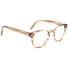 Warby Parker Women's Eyeglasses Percey M 207 Chestnut Crystal Round Frame 48[]20 140