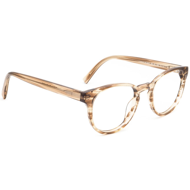 Warby Parker Women's Eyeglasses Percey M 207 Chestnut Crystal Round Frame 48[]20 140