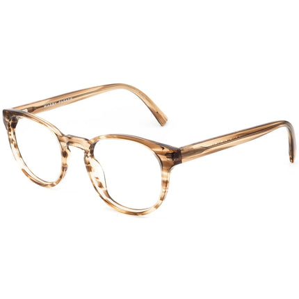 Warby Parker Women's Eyeglasses Percey M 207 Chestnut Crystal Round Frame 48[]20 140