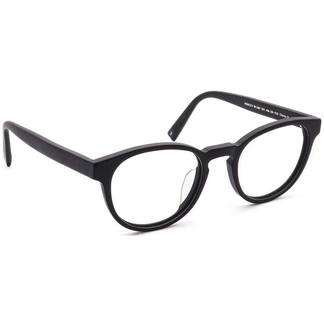Warby Parker Eyeglasses Percey M LBF 101 Matte Black Round Frame Italy 48[]20 140