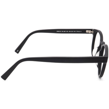 Warby Parker Eyeglasses Percey M LBF 101 Matte Black Round Frame Italy 48[]20 140