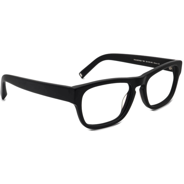 Warby Parker Eyeglasses Roosevelt 101 Matte Black Rectangular Frame 54[]18 145