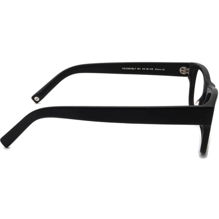 Warby Parker Eyeglasses Roosevelt 101 Matte Black Rectangular Frame 54[]18 145