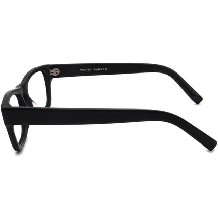 Warby Parker Eyeglasses Roosevelt 101 Matte Black Rectangular Frame 54[]18 145
