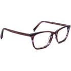 Warby Parker Women's Eyeglasses Welty 145 Striped Purple Rectangular Frame 52[]18 145