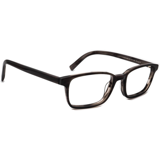 Warby Parker Eyeglasses Wilkie 150 Striped Gray Rectangular Frame 50[]18 145