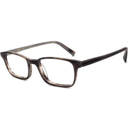 Warby Parker Eyeglasses Wilkie 150 Striped Gray Rectangular Frame 50[]18 145