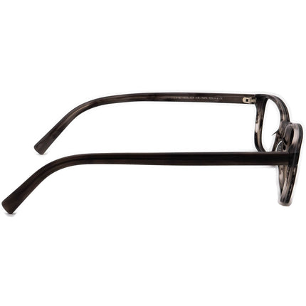 Warby Parker Eyeglasses Wilkie 150 Striped Gray Rectangular Frame 50[]18 145