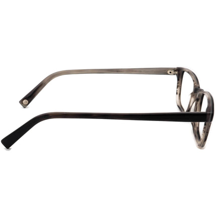 Warby Parker Eyeglasses Wilkie 150 Striped Gray Rectangular Frame 50[]18 145