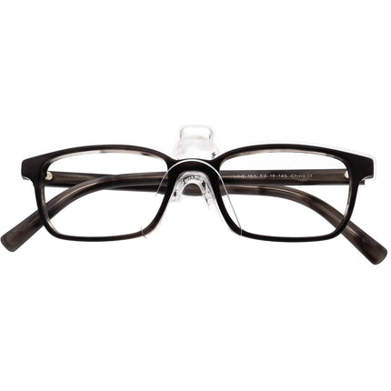 Warby Parker Eyeglasses Wilkie 150 Striped Gray Rectangular Frame 50[]18 145