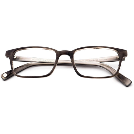 Warby Parker Eyeglasses Wilkie 150 Striped Gray Rectangular Frame 50[]18 145