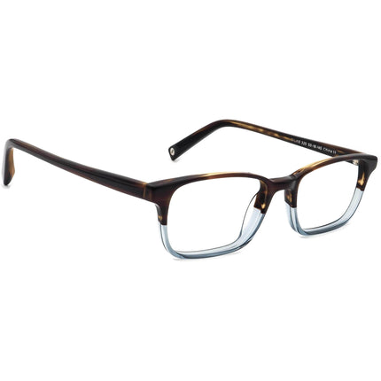 Warby Parker Eyeglasses Wilkie 325 Brown/Clear Rectangular Frame 50[]18 145