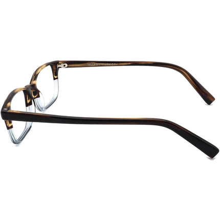 Warby Parker Eyeglasses Wilkie 325 Brown/Clear Rectangular Frame 50[]18 145