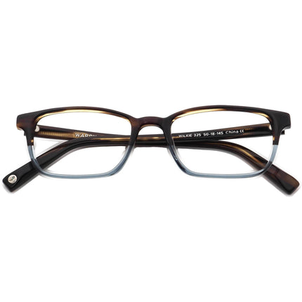 Warby Parker Eyeglasses Wilkie 325 Brown/Clear Rectangular Frame 50[]18 145