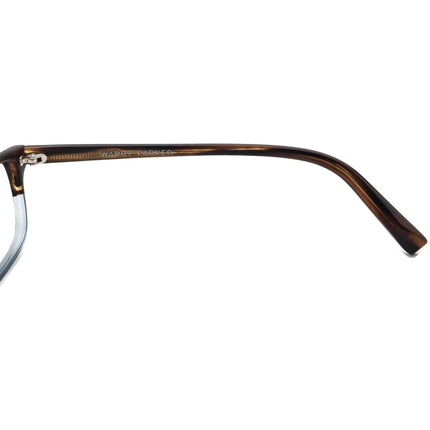 Warby Parker Eyeglasses Wilkie 325 Brown/Clear Rectangular Frame 50[]18 145