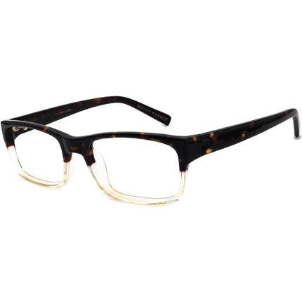 Warby Parker Eyeglasses Wiloughby 203 Dark Tortoise/Clear Rectangular Frame 52[]18 138