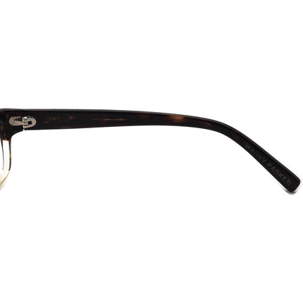 Warby Parker Eyeglasses Wiloughby 203 Dark Tortoise/Clear Rectangular Frame 52[]18 138