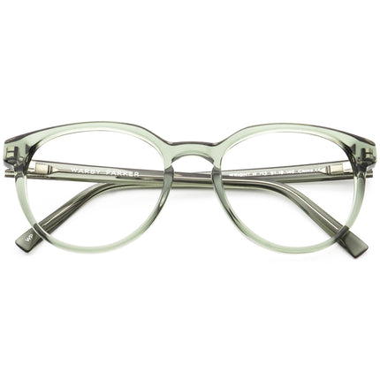 Warby Parker Eyeglasses Wright M 712 Transparent Green Round Frame 51[]19 140