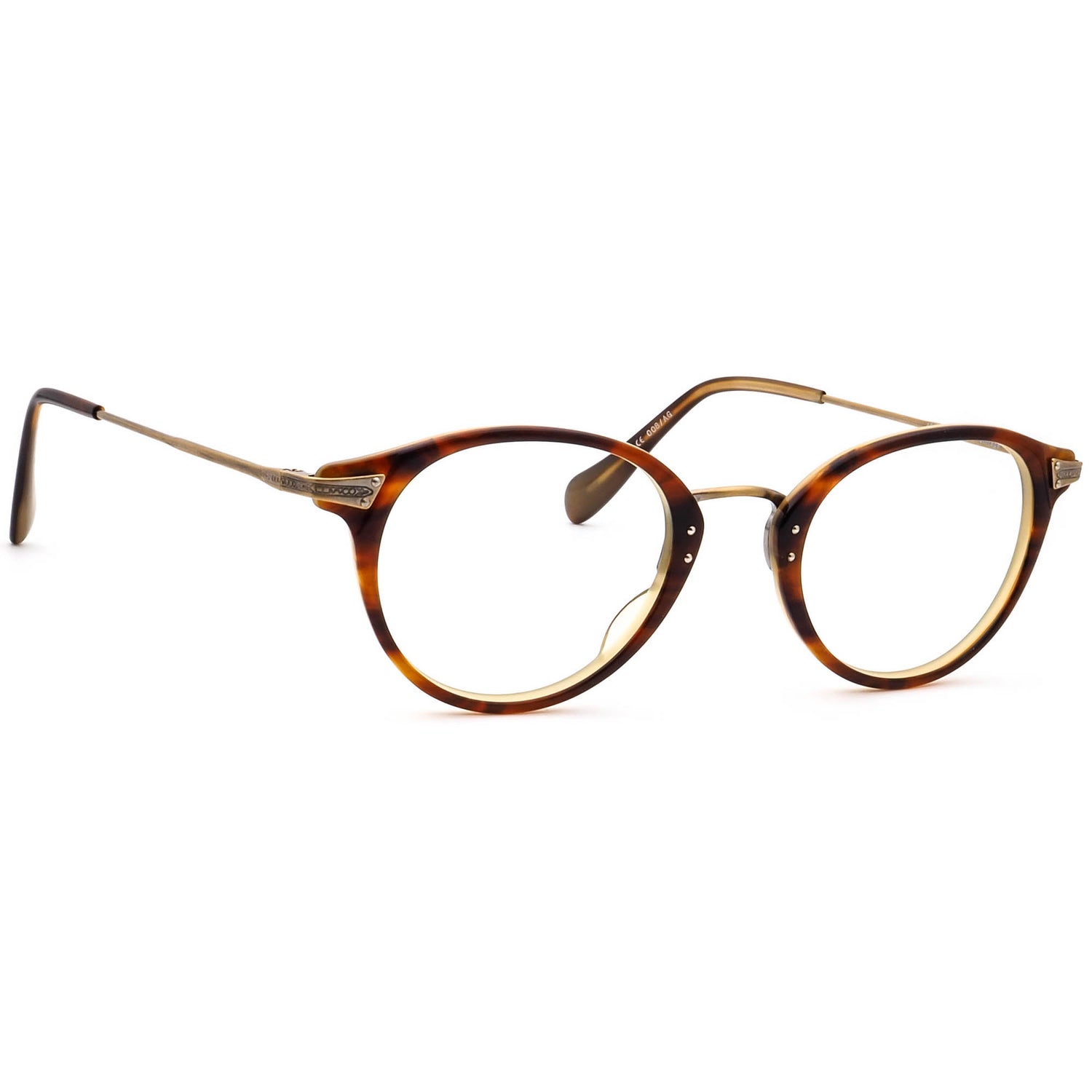 Oliver Peoples Wylie Vintage 008/AG Black Frames Sz 45 22 138 w/Original Case Buy Oliver Peoples Wylie Vintage 008/AG – Eyewear Collections main image 2