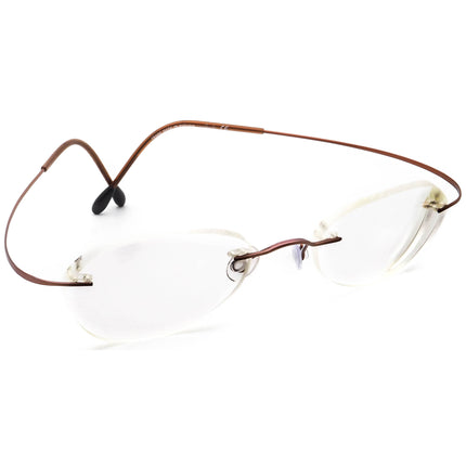 Silhouette Eyeglasses Brown Rimless Frame Austria 48[]19 135