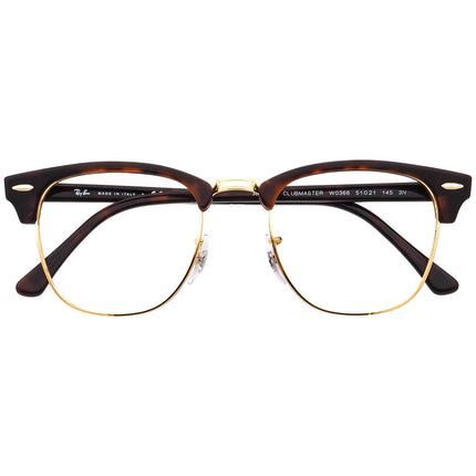 Ray-Ban RB 3016 Clubmaster W0366 Square Sunglasses Frame Only 51 mm